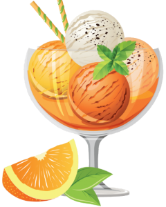 a sherbert dessert medley 